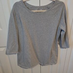 Women's Heather Gray Long Sleeve Tee